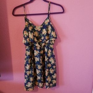 🌸Pink and blue floral dress🌸